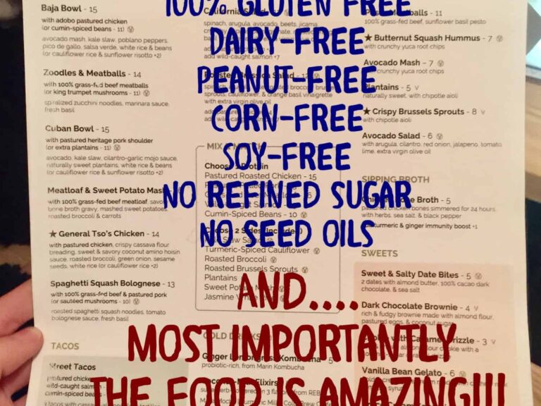 100 percent gluten free san francisco menu for Kitava