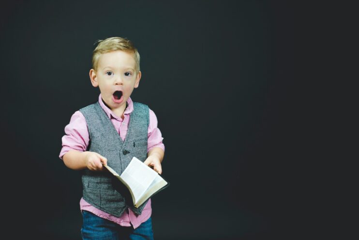boy surprised boy looking surprised about a test to monitor gluten exposure