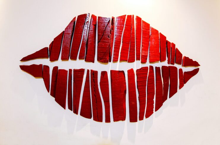 broken lips broken red lip image to mimic pain that may be caused by both canker and cold sores. And how does gluten affect either?