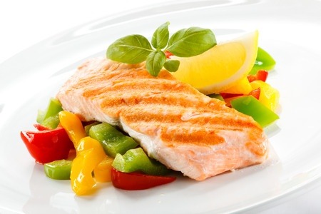 chicken skin rash can be helped by omega 3 fatty acids- image is of salmon which is high in omega 3 fatty acids